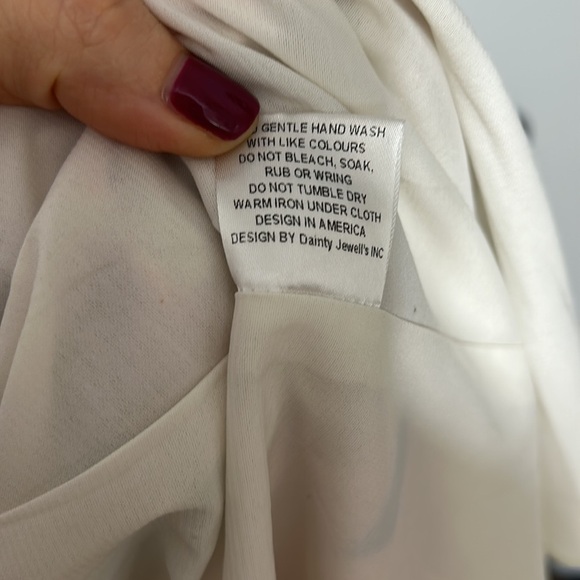 Dainty Jewells Modest Beautiful Pink Floral 3/4 Sleeve Maxi Dress Size Small - Picture 4 of 9